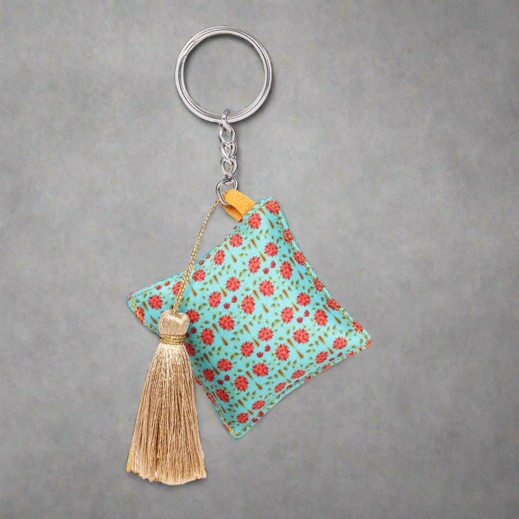 Cushion Keychain -  Babur Green