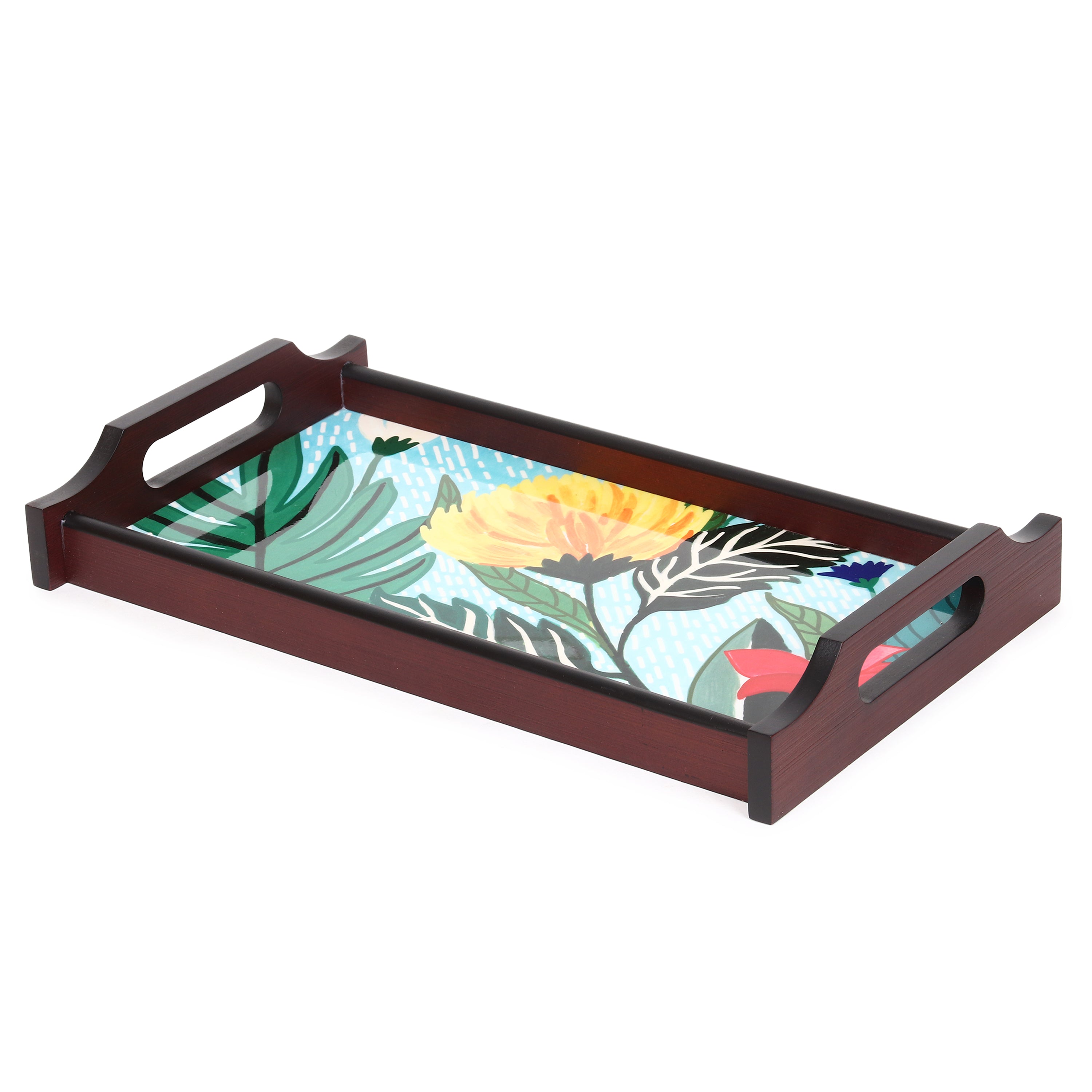 Wooden Trays - Floral Fantasy