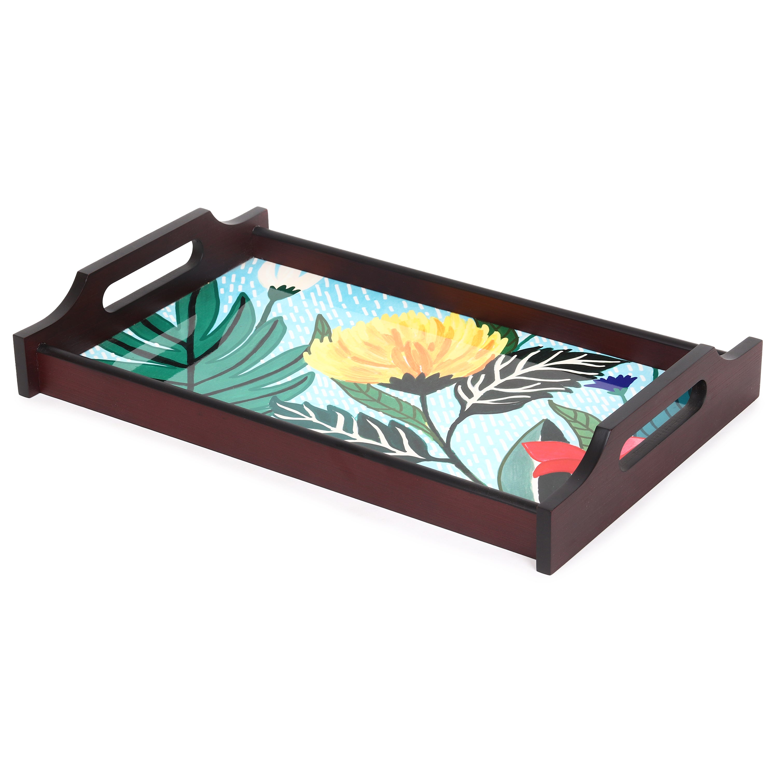 Wooden Trays - Floral Fantasy