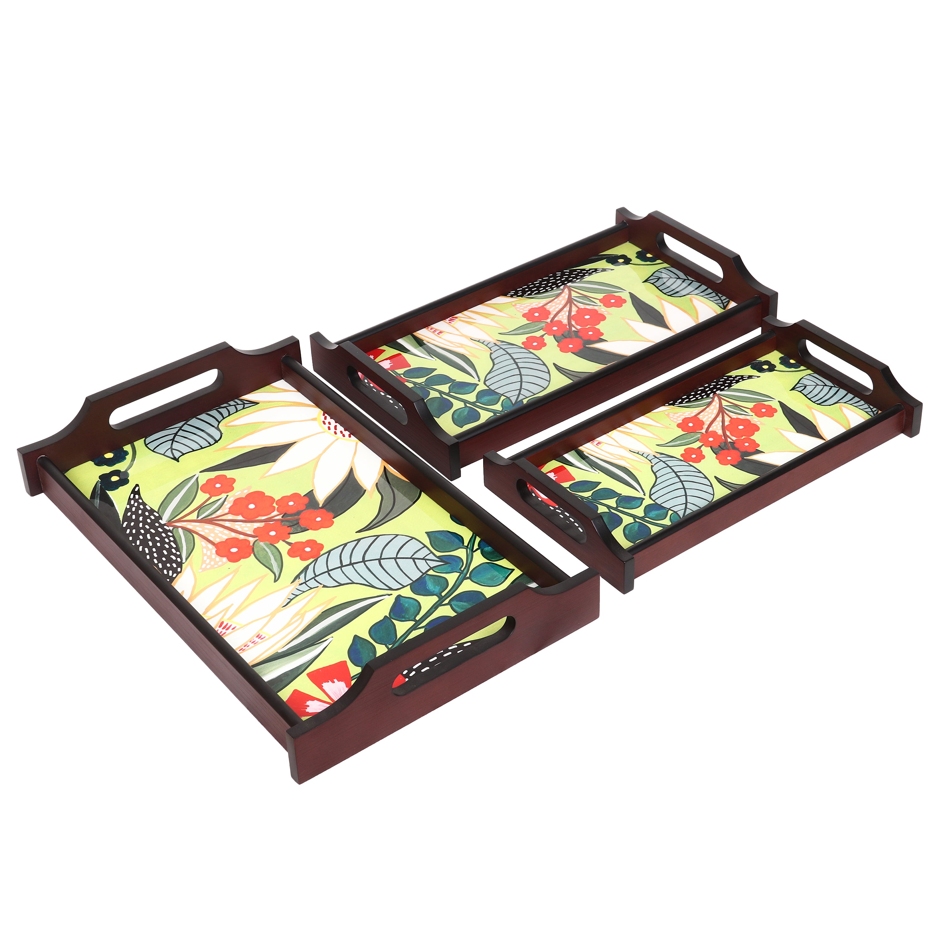 Wooden Trays - Tropical Paradise