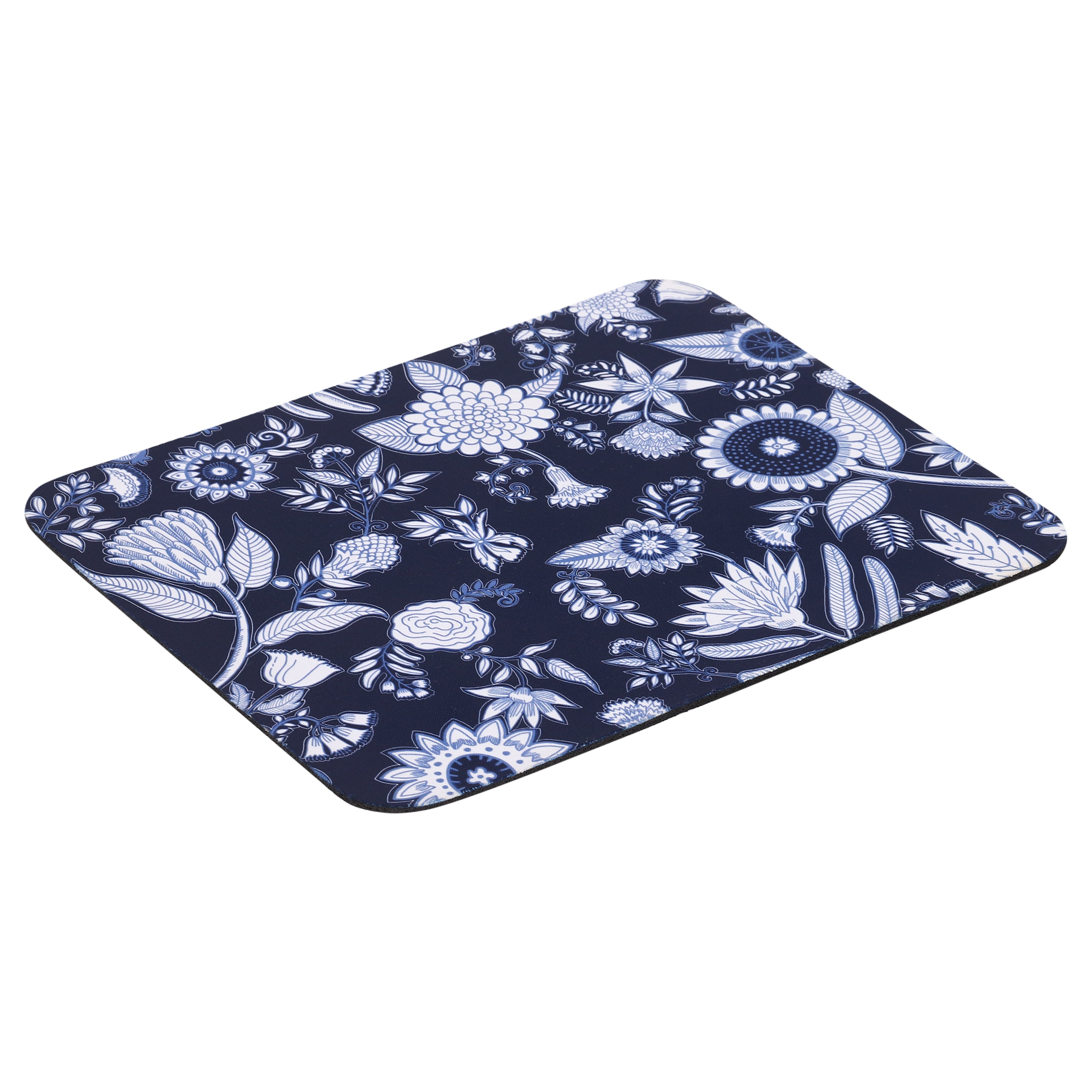 Mouse Pads - Blue Pottery Floral