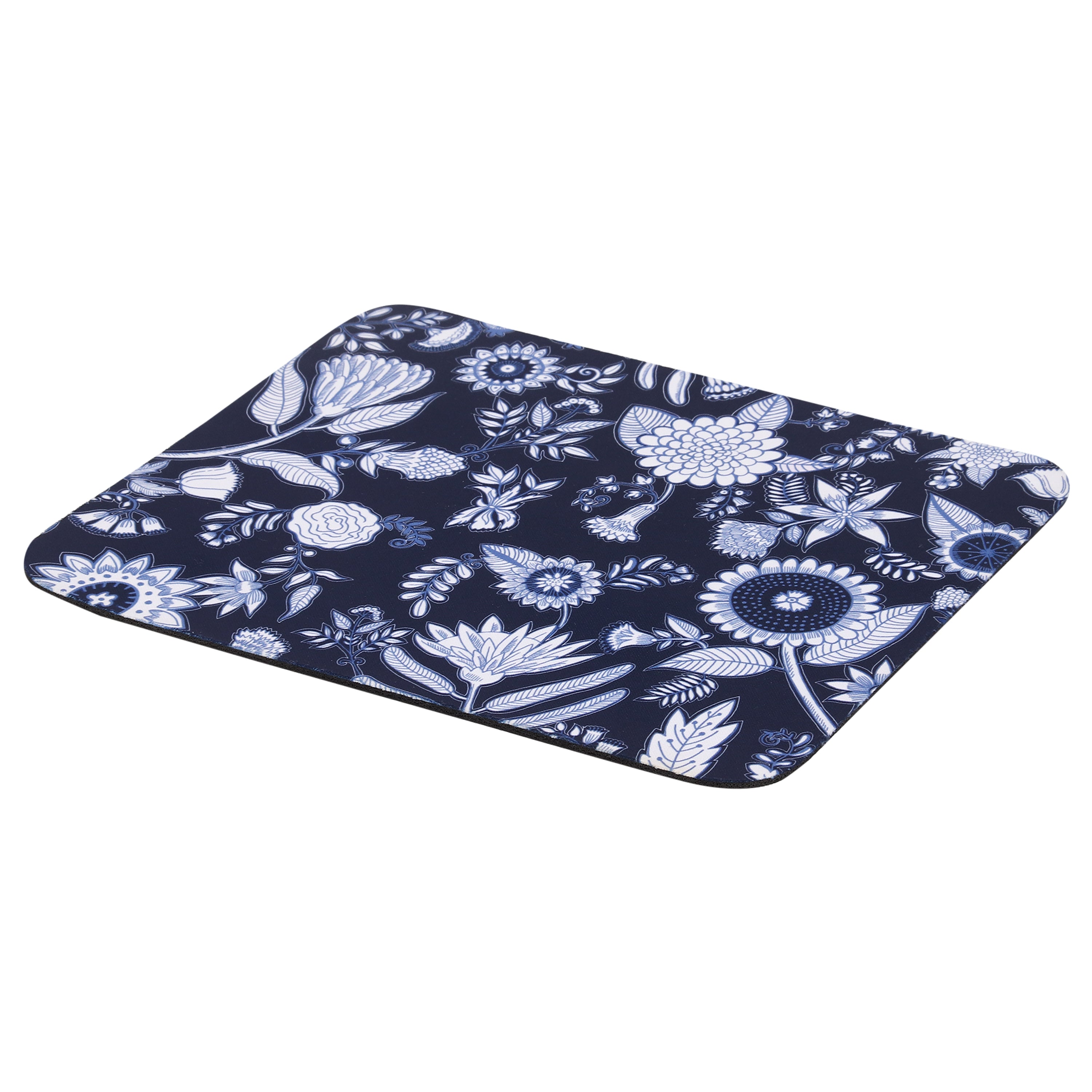 Mouse Pads - Blue Pottery Floral