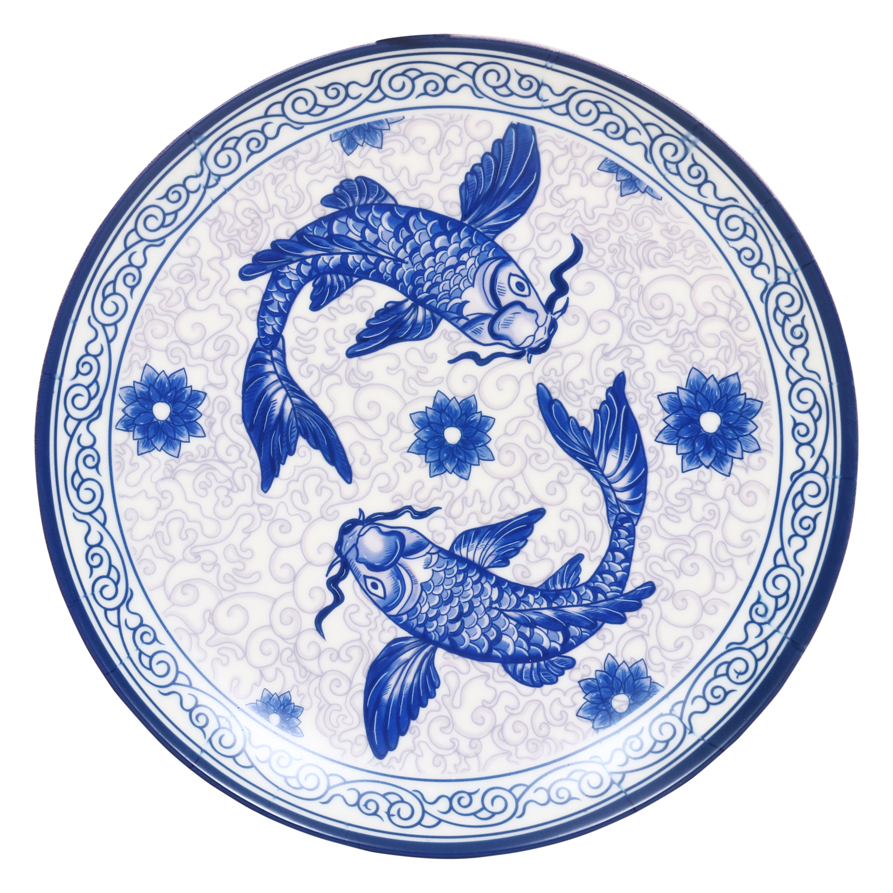 Decorative Wall Plate - koi Fishes