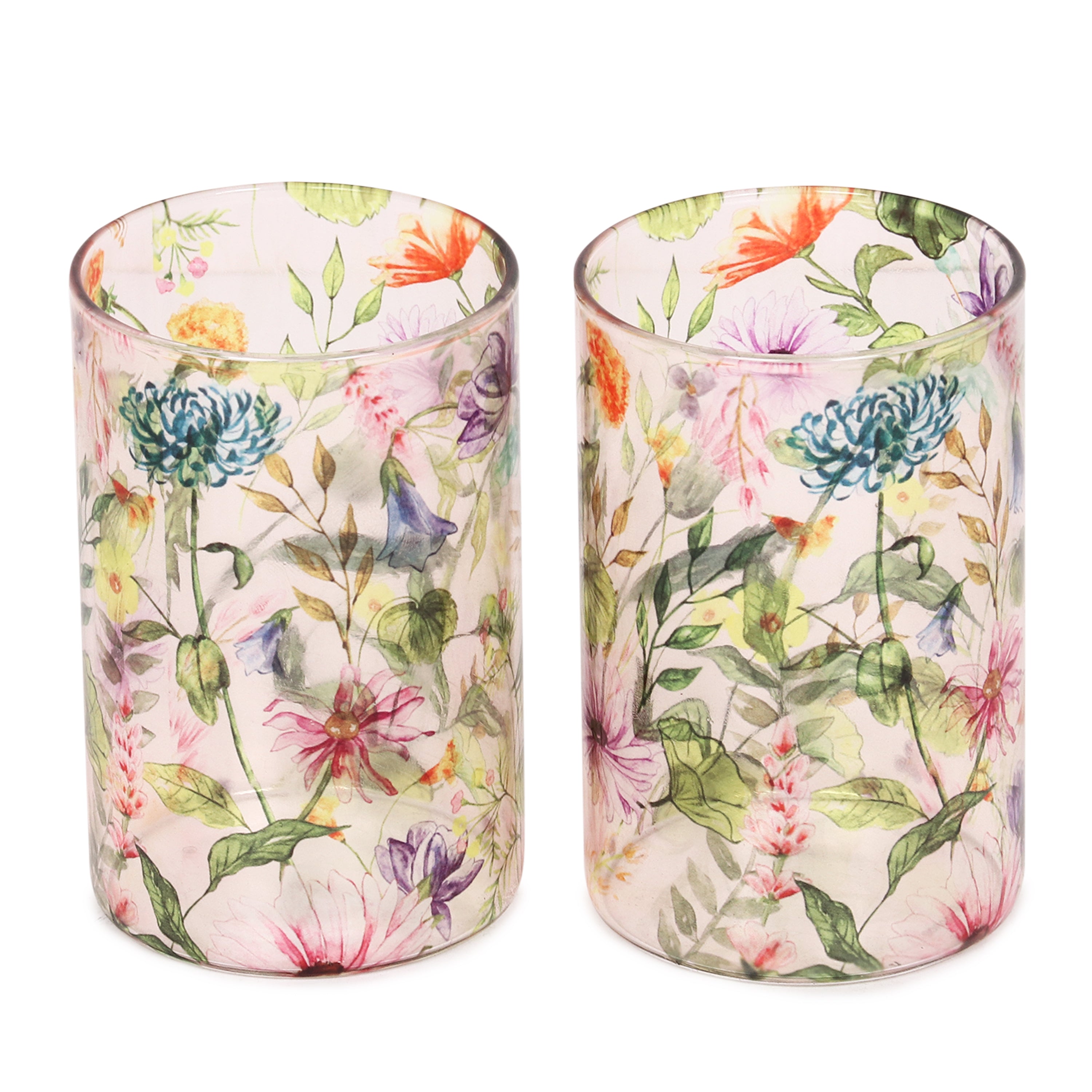 Glass Tumblers (Set of 4) - Spring