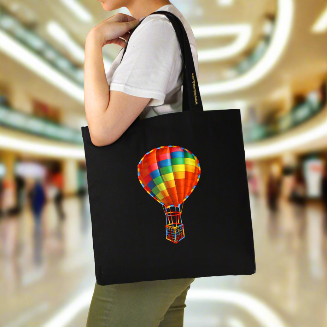 Kolorobia Cappadocia Jhola Shopper bag | Black bag | shopping bag | Jhola bag | 