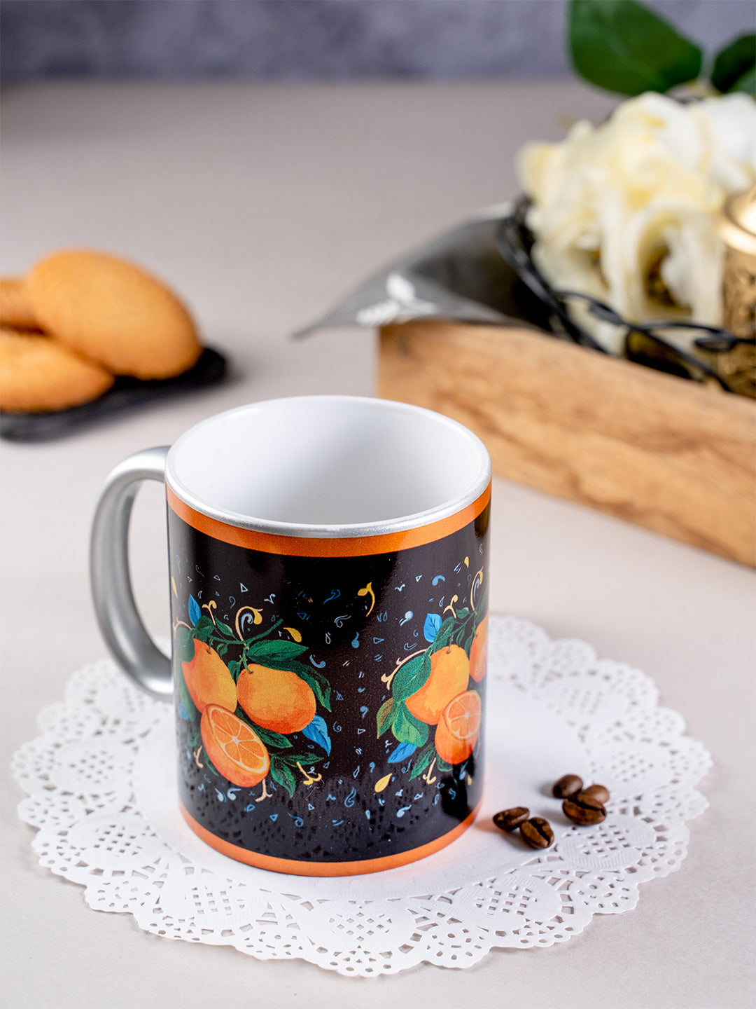 Silver Mugs - Oranges From Italy