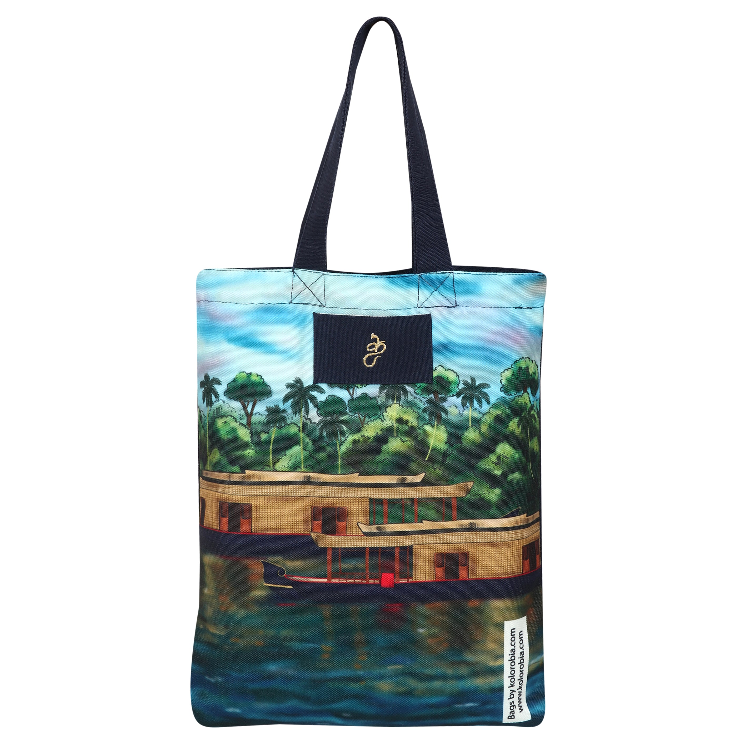Kerala Backwaters Jhola Shopper Bag