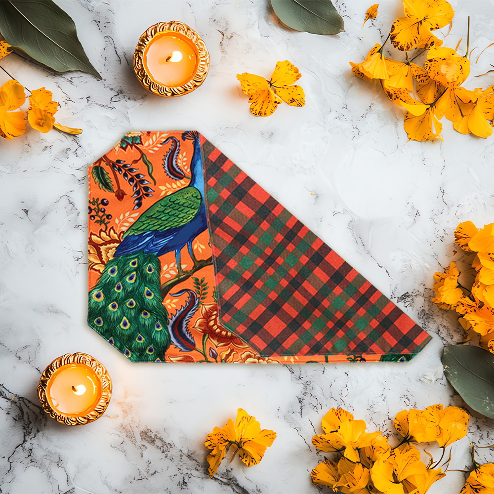 Reversible Mat X Wooden Coasters X Laddoo Candle