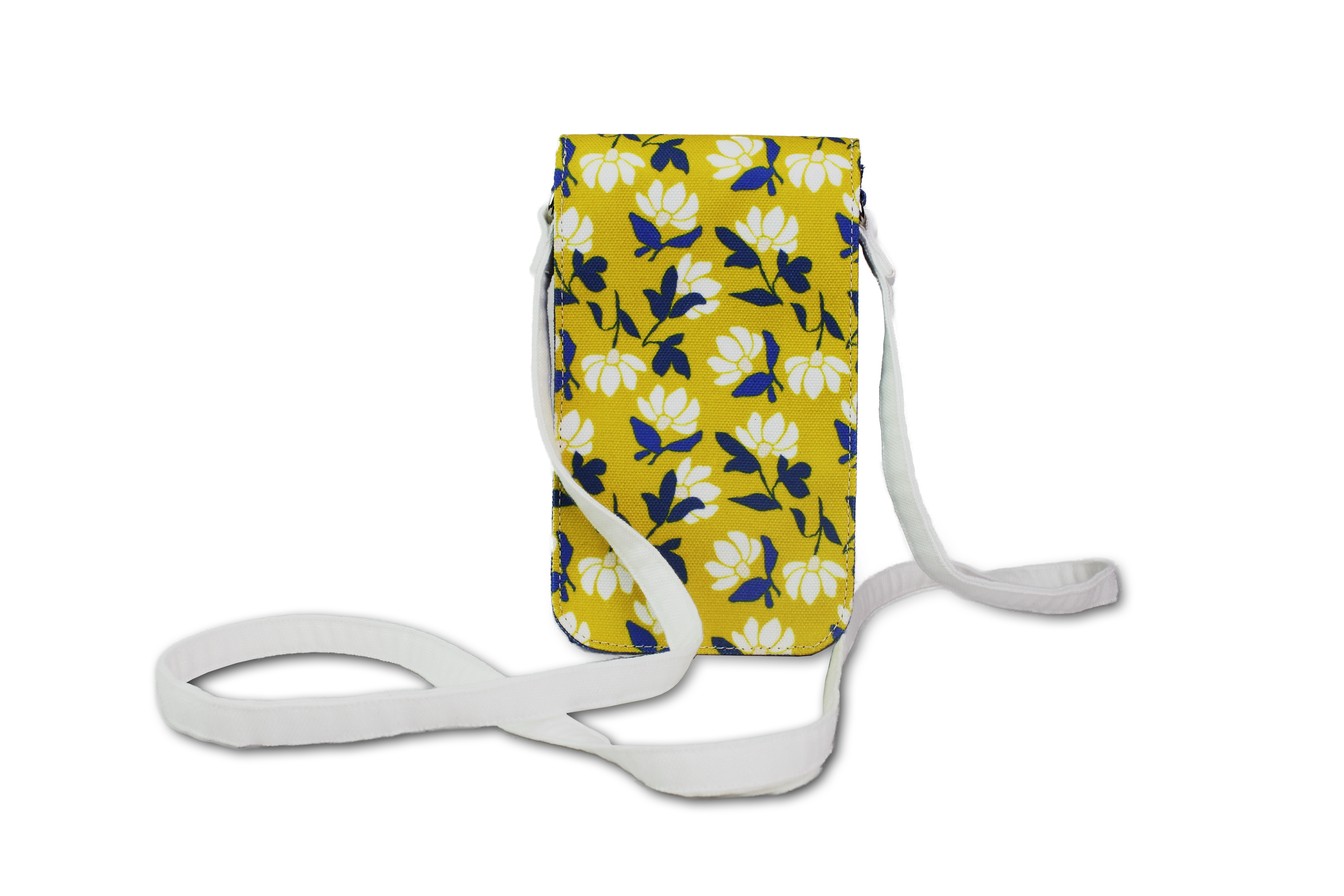 Poly Canvas Lily Printed Mobile Pouch