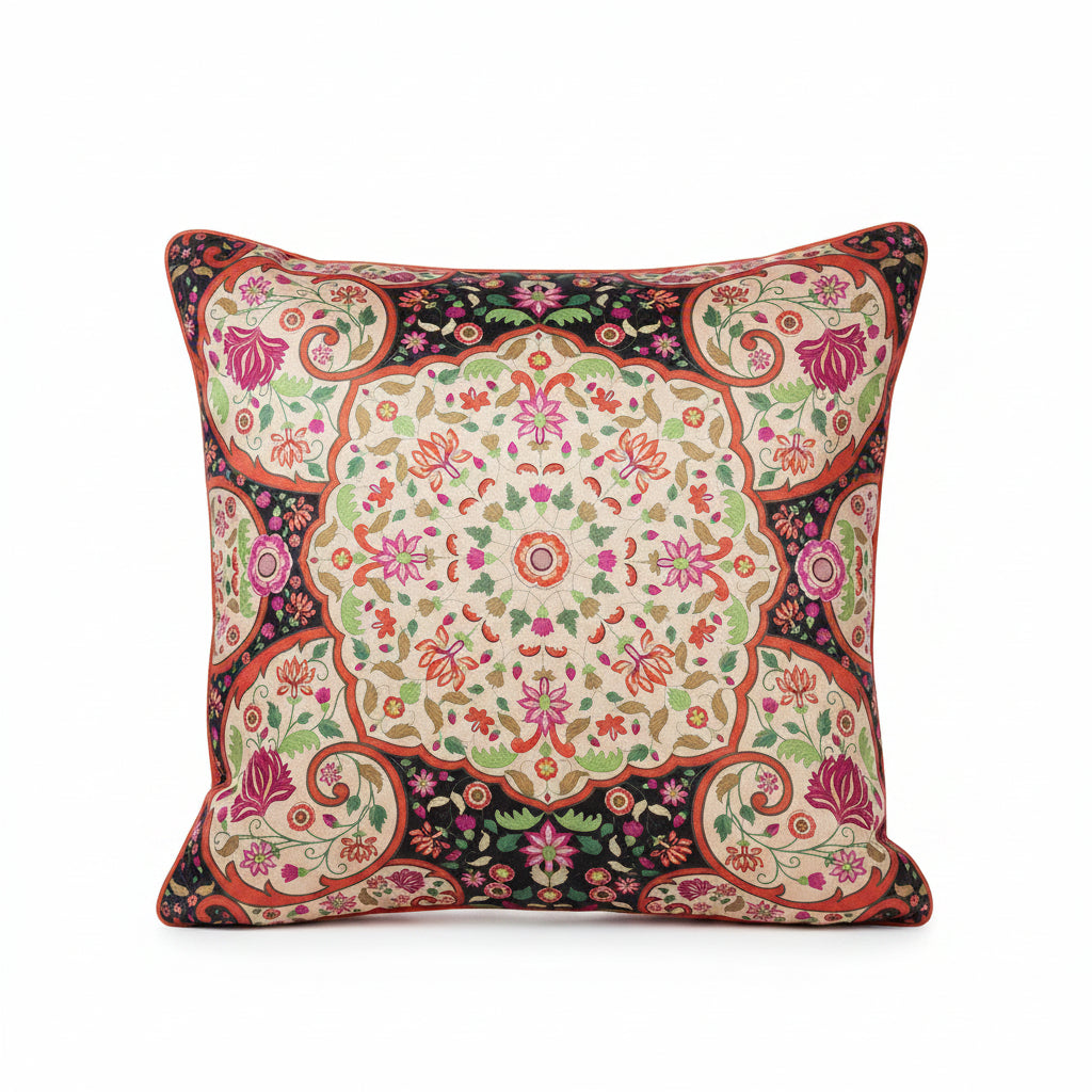 Mughal bloom Cushion Cover