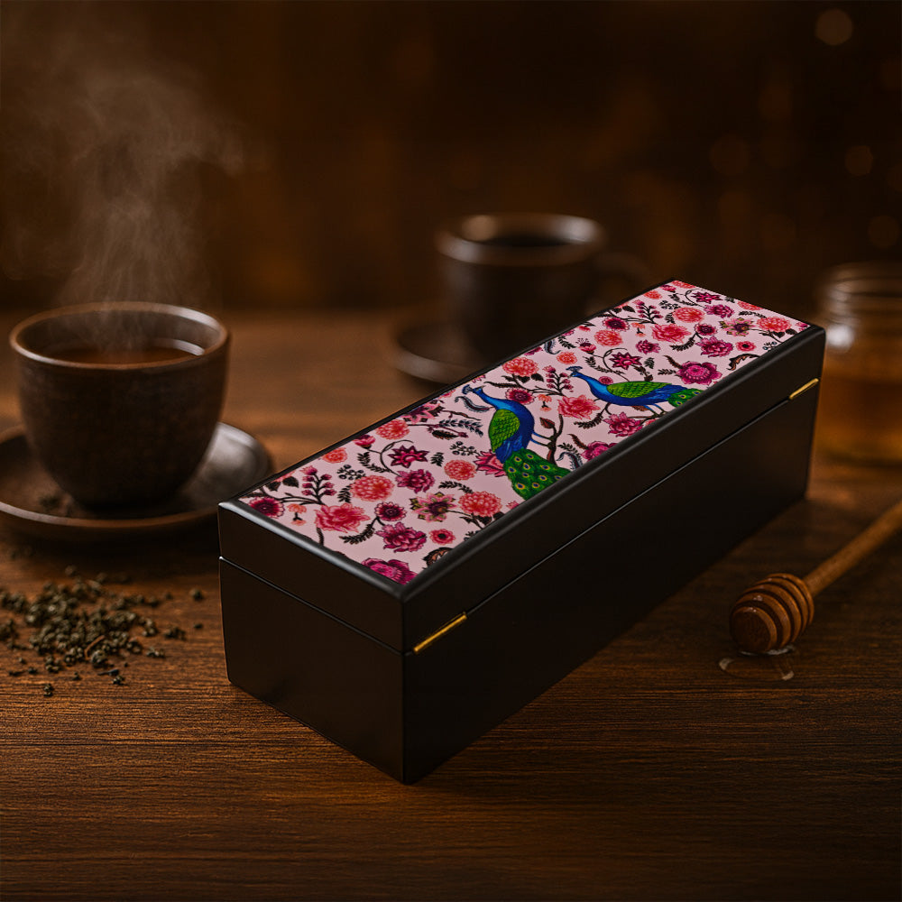 Long Tea Chest - Garden Jewel Peacock