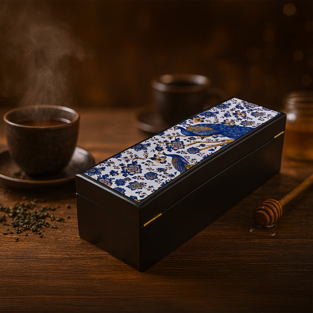 Long Tea Chest - Royal Plumage Paradise