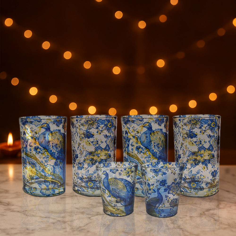 Glass Tumblers X Glass Shot Glasses