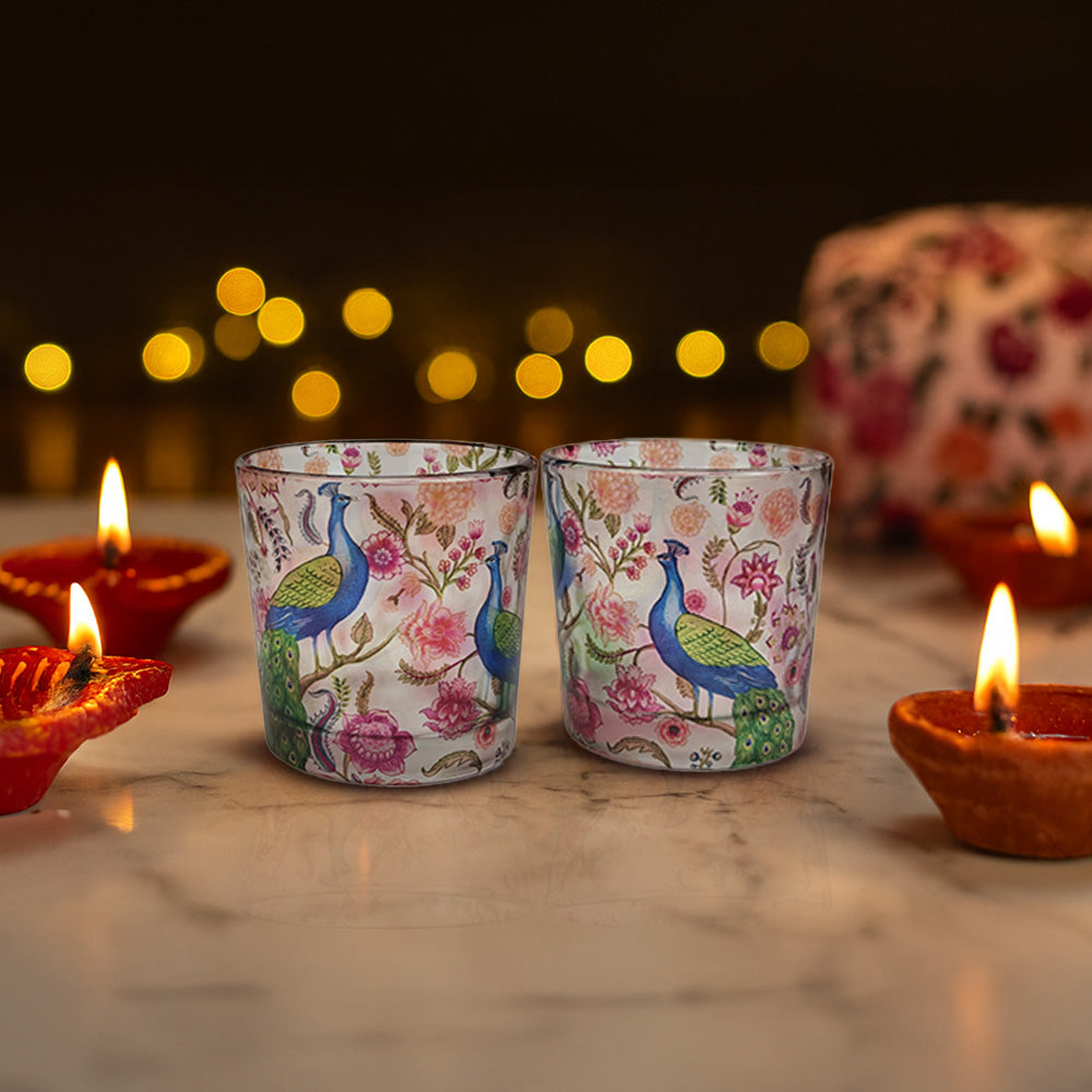 Glass Candle Votives X Laddoo Candle