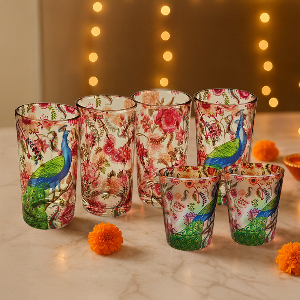 Glass Tumblers X Glass Shot Glasses