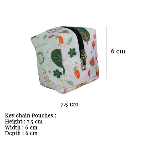 Keychain Pouch - Cupid's Garden