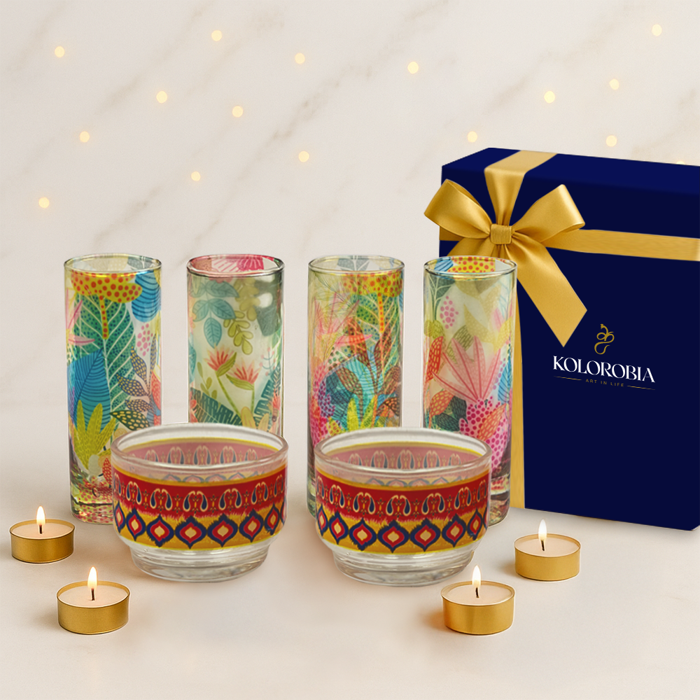 Glass Tall Shot Glasses X Glass Dip Bowls