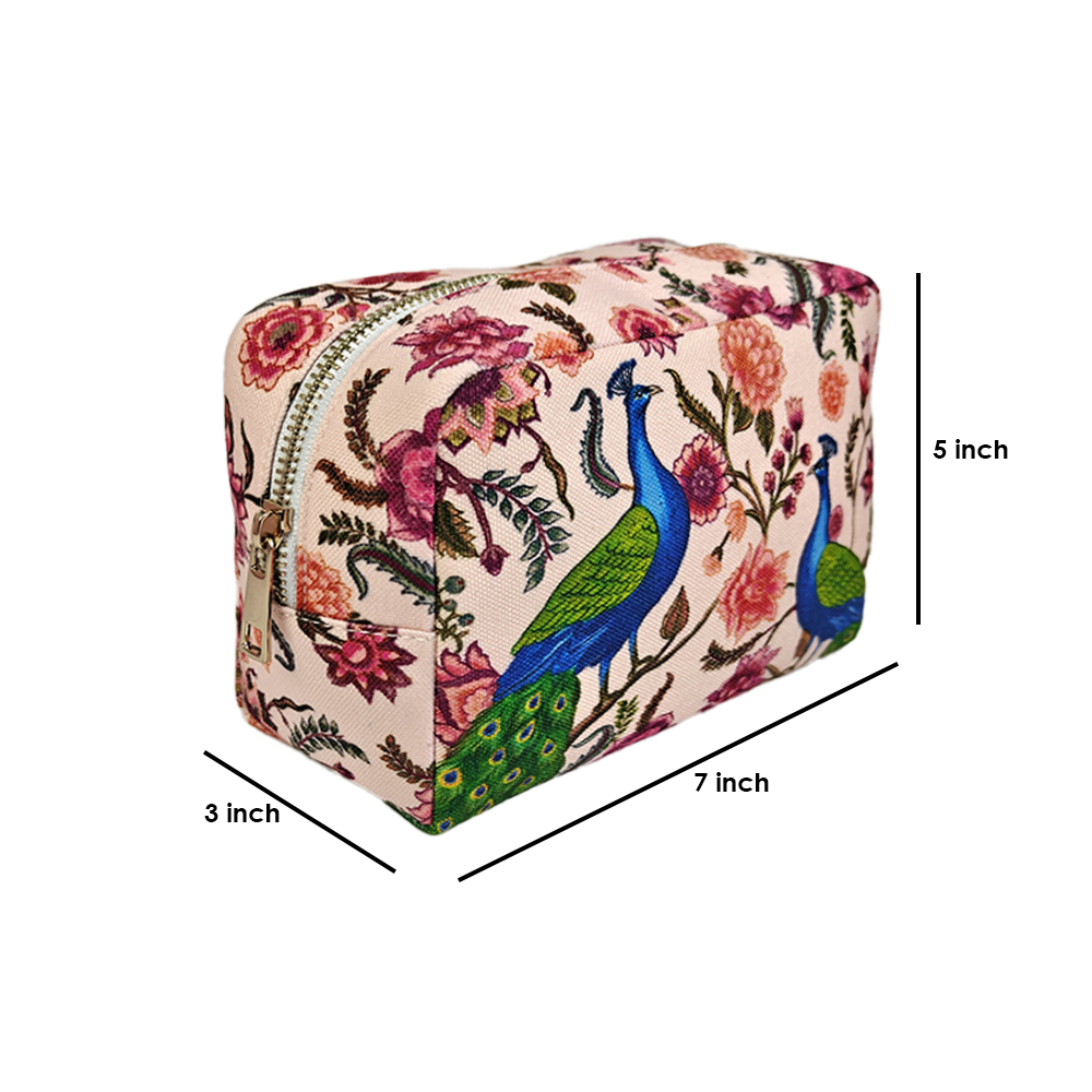 Travel Pouch - Garden Jewel Peacock