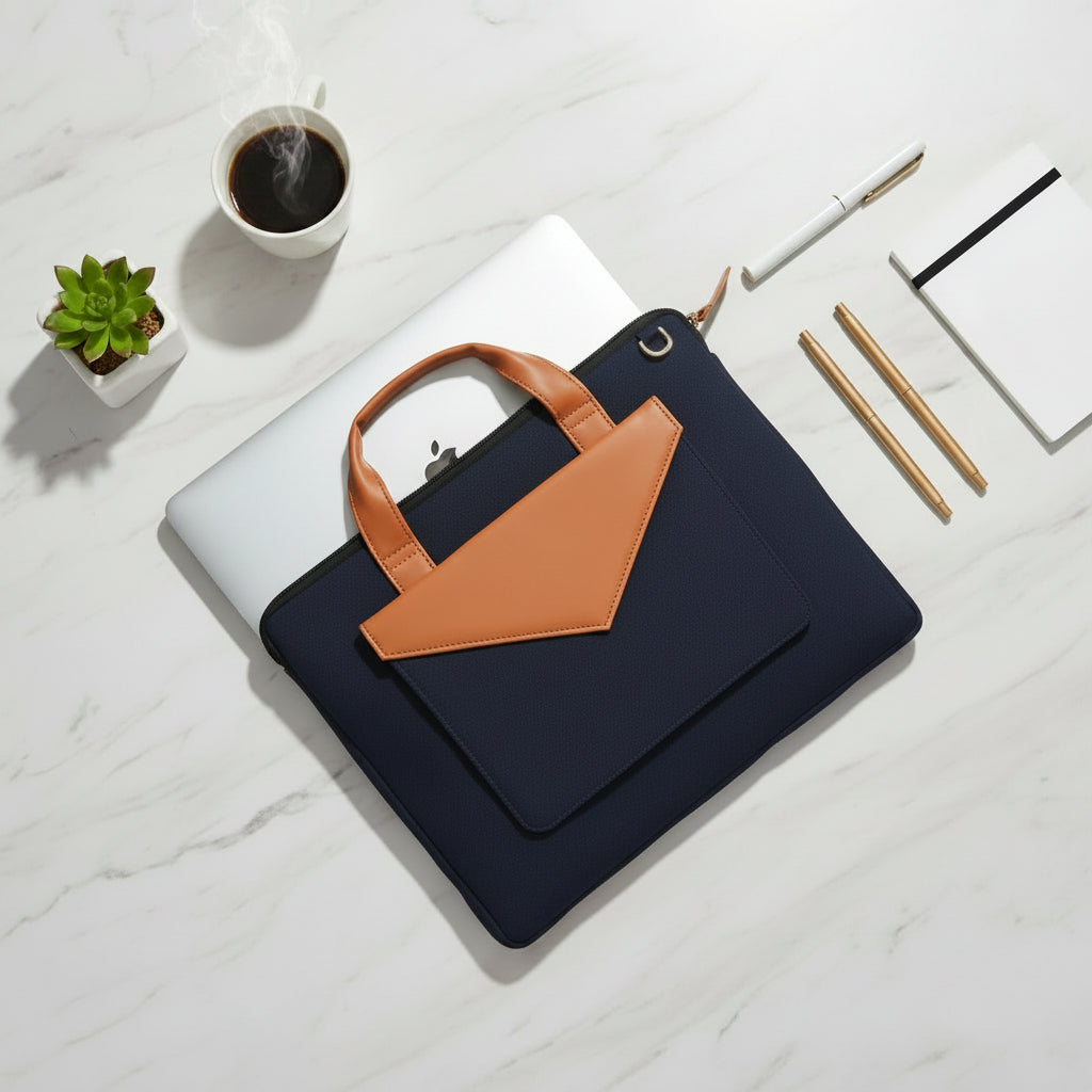 Solid Blue Laptop Sleeve