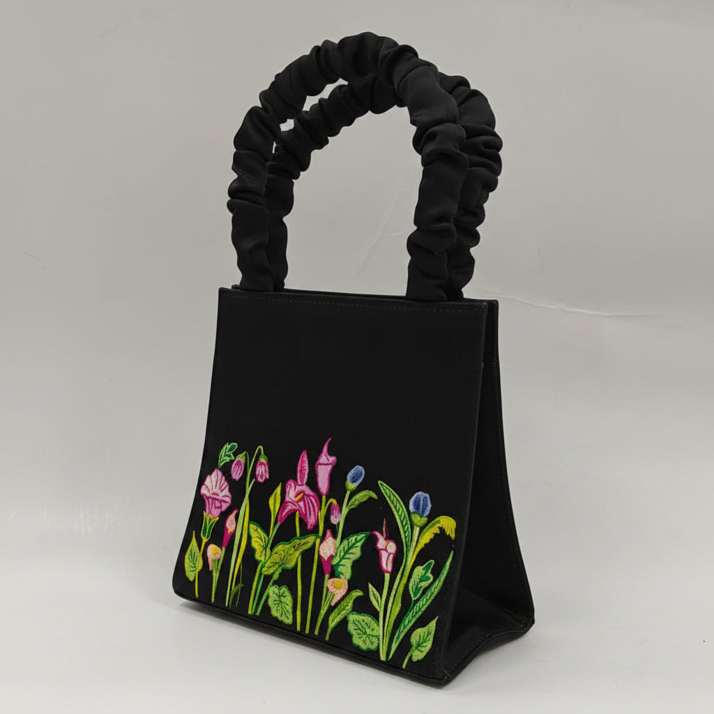Black Satin Bag