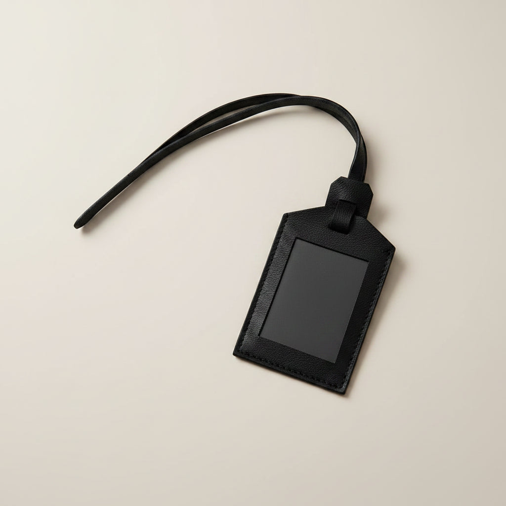 Black Luggage Tag