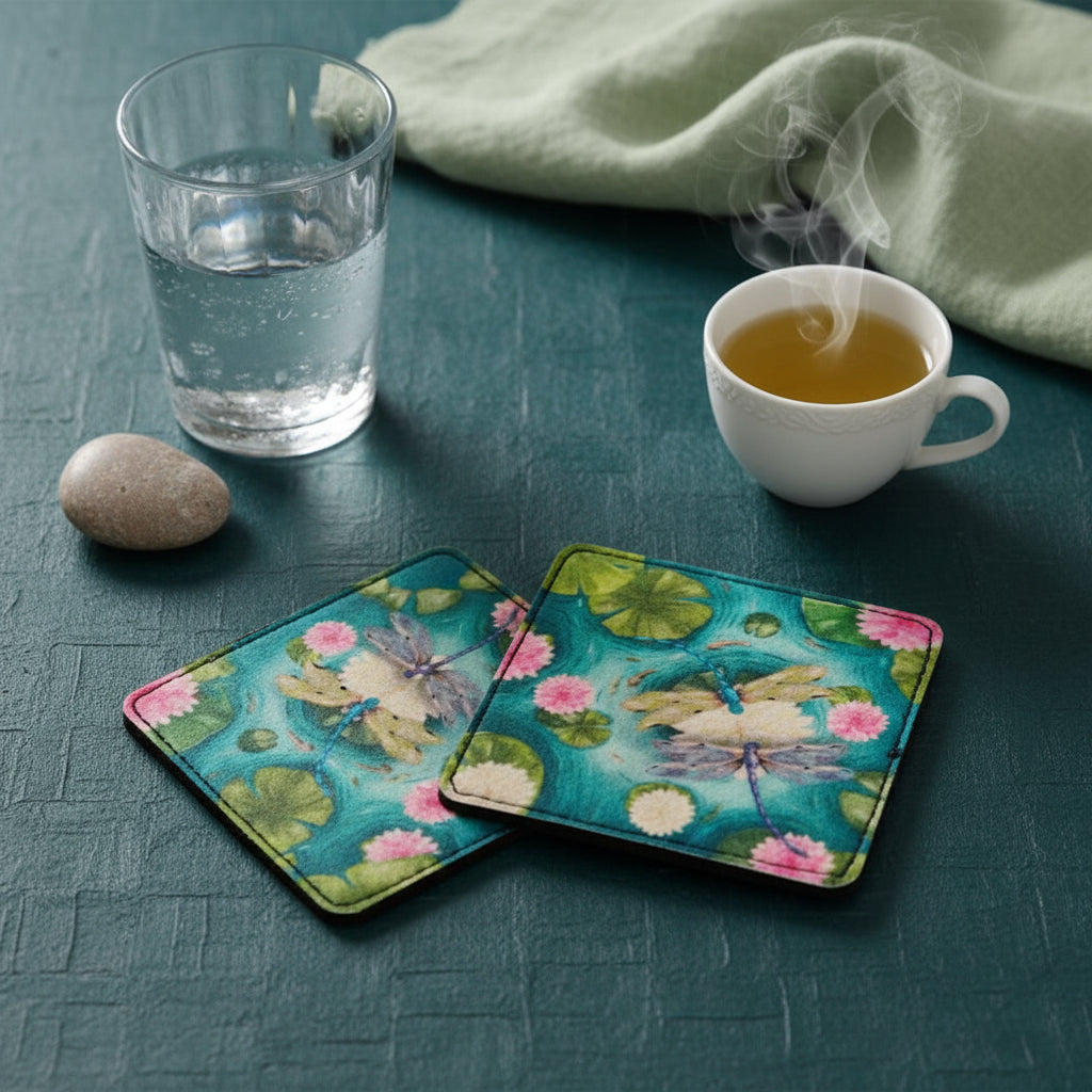 Dragon Fly Felt Coaster