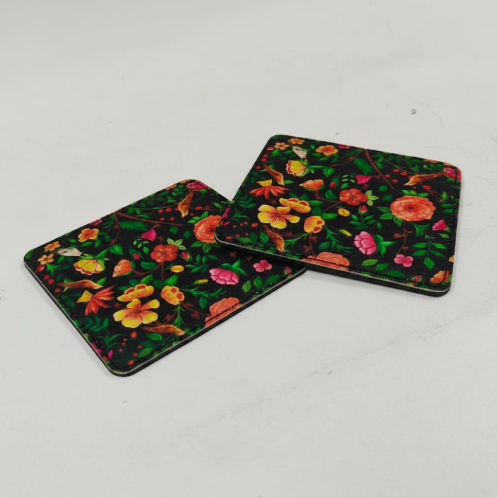 Floral Felt Coaster