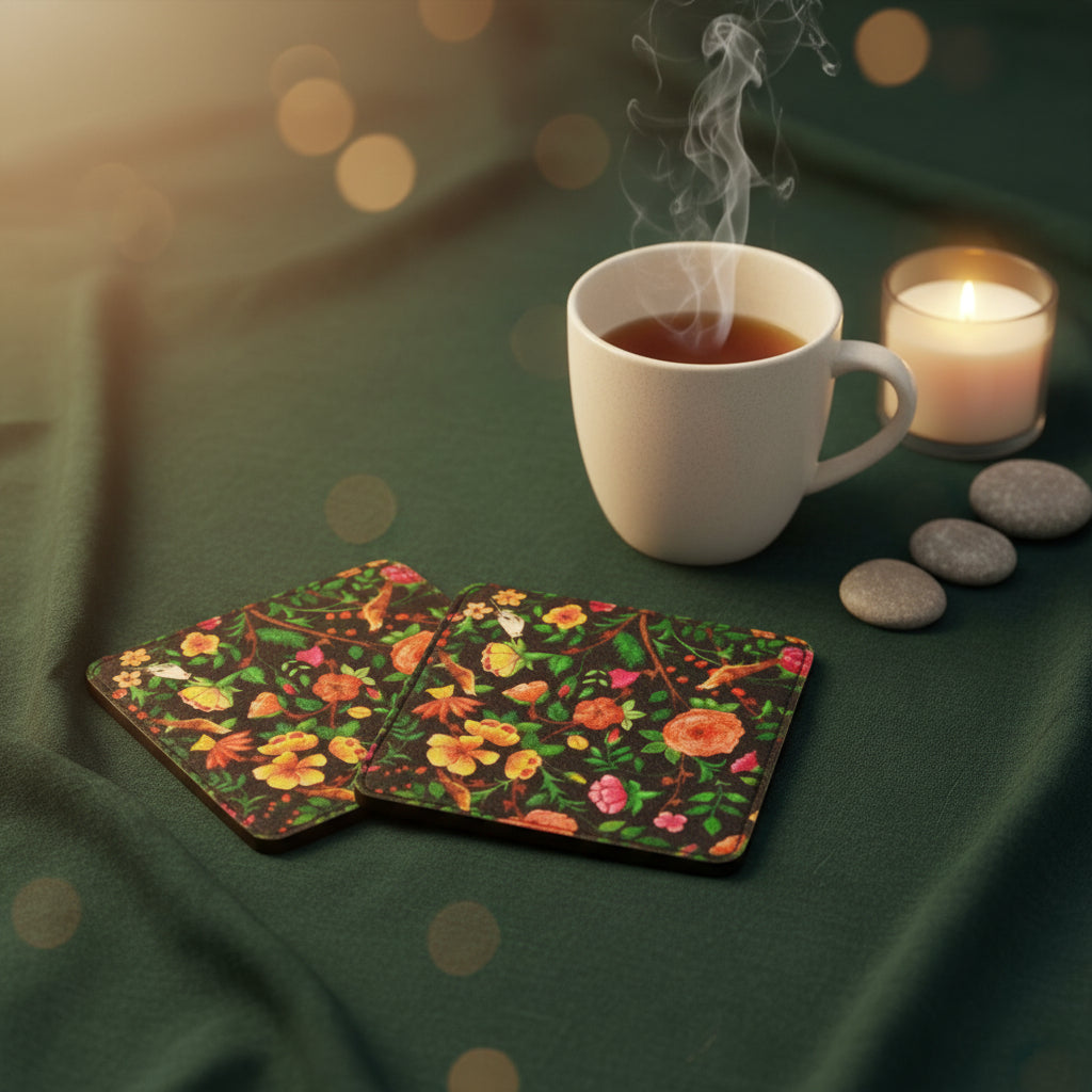 Floral Felt Coaster