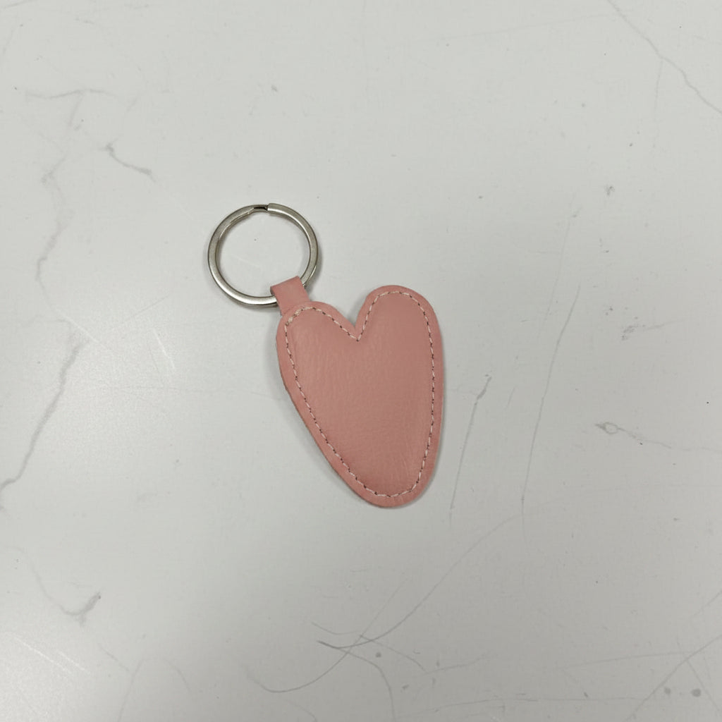 Peach Heart Keyring