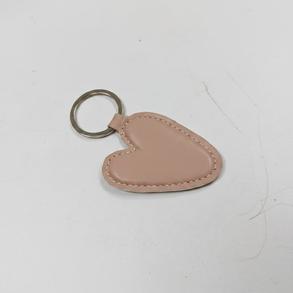 Peach Heart Keyring 02