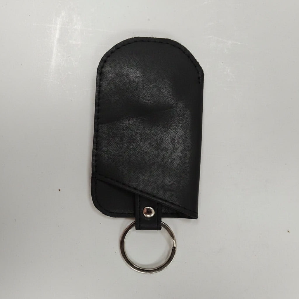 Solid Black keyring