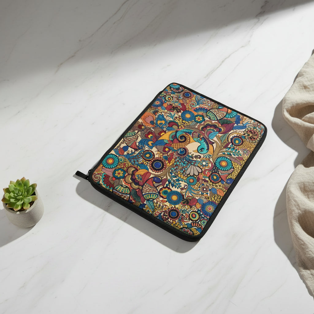 Peacock ipad sleeve