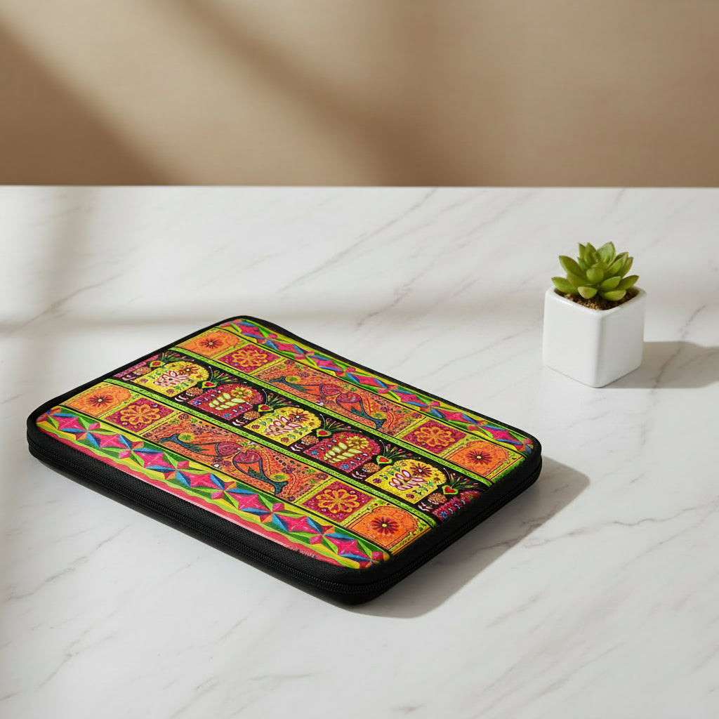 Orange ipad sleeve