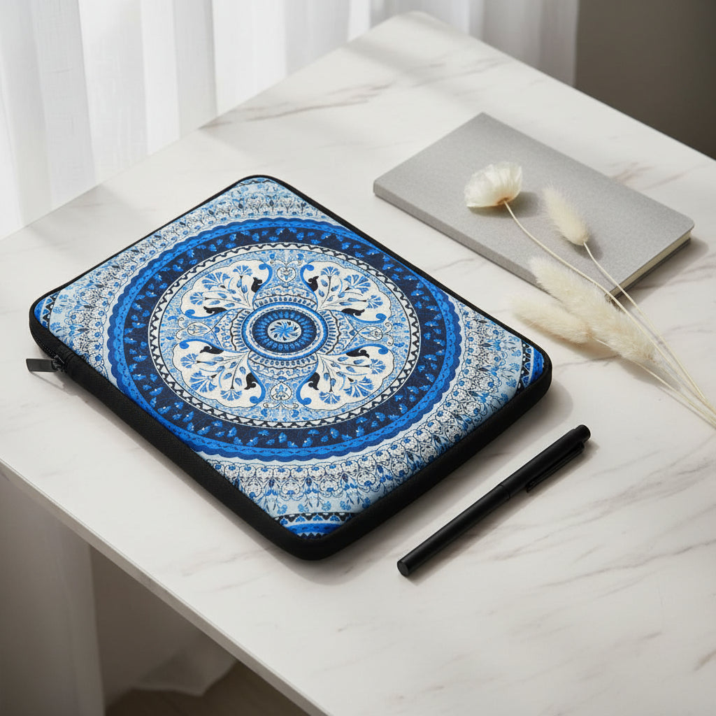 Blue ipad sleeve
