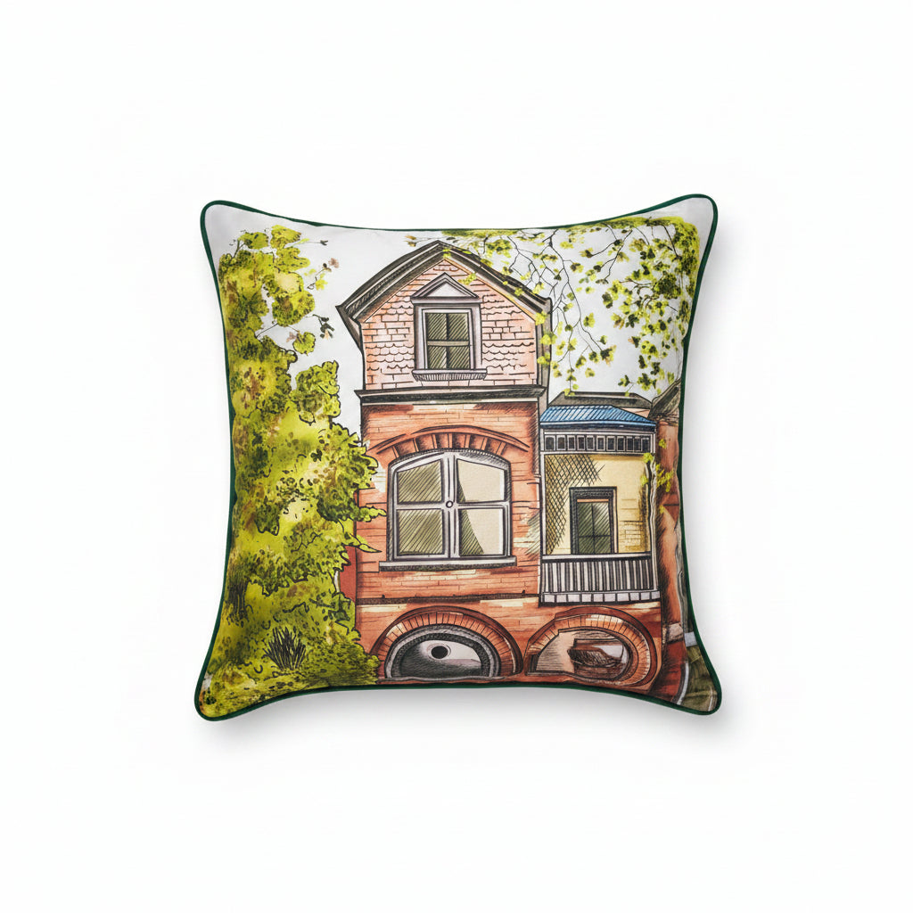 Mansion Cushion Cover