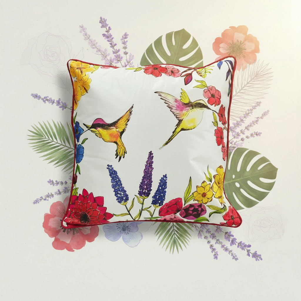 Humming Bird Cushion Cover