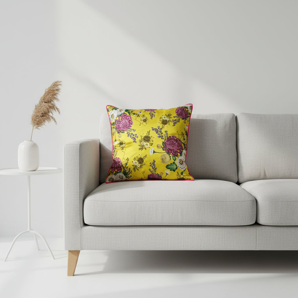 Yellow Cushion Cover