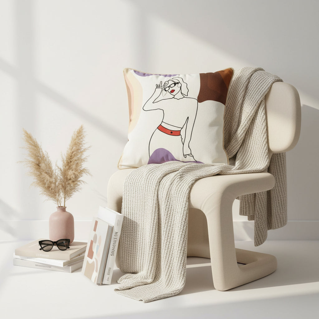 Poser Cushion Cover