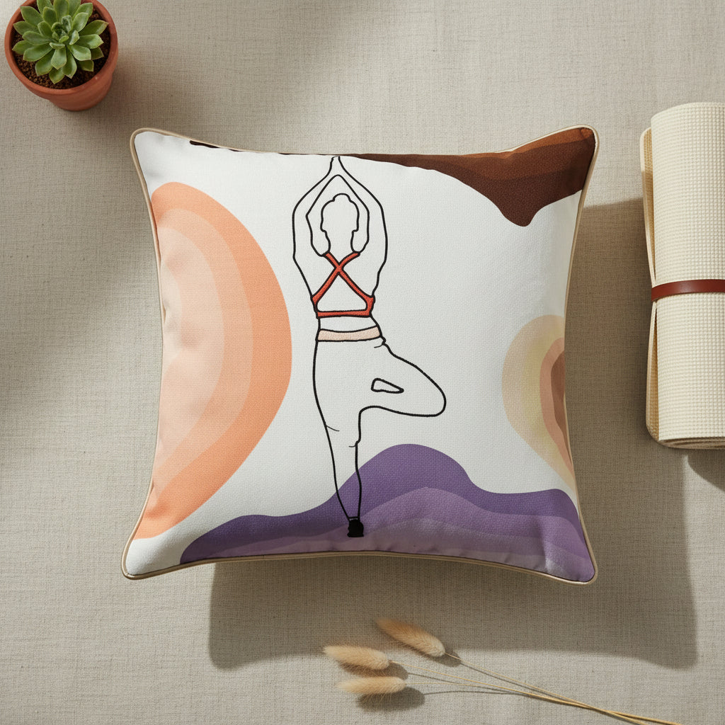 Yoga Cushion Cover
