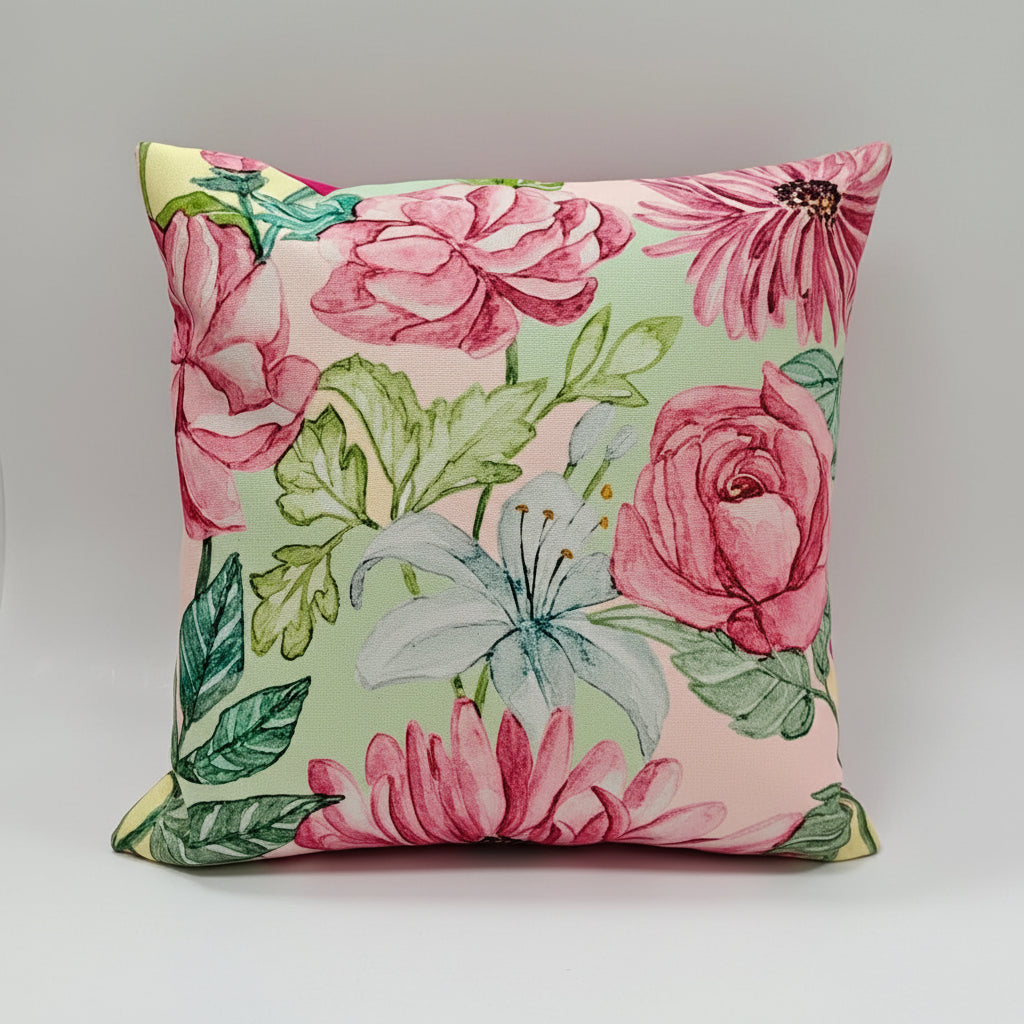 Peach Watercolour Cushion Cover