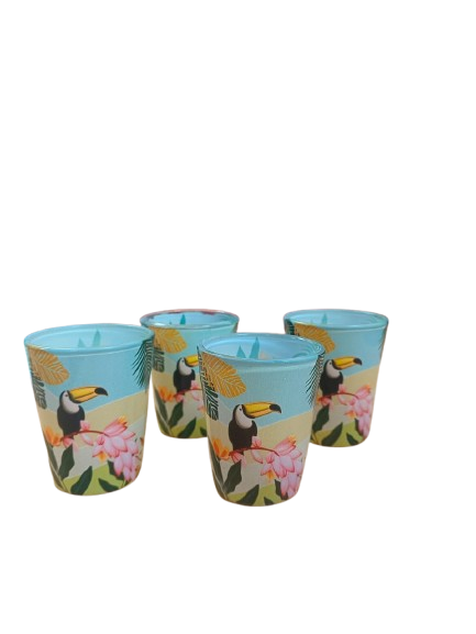Glass Shot Glasses - Tropical World