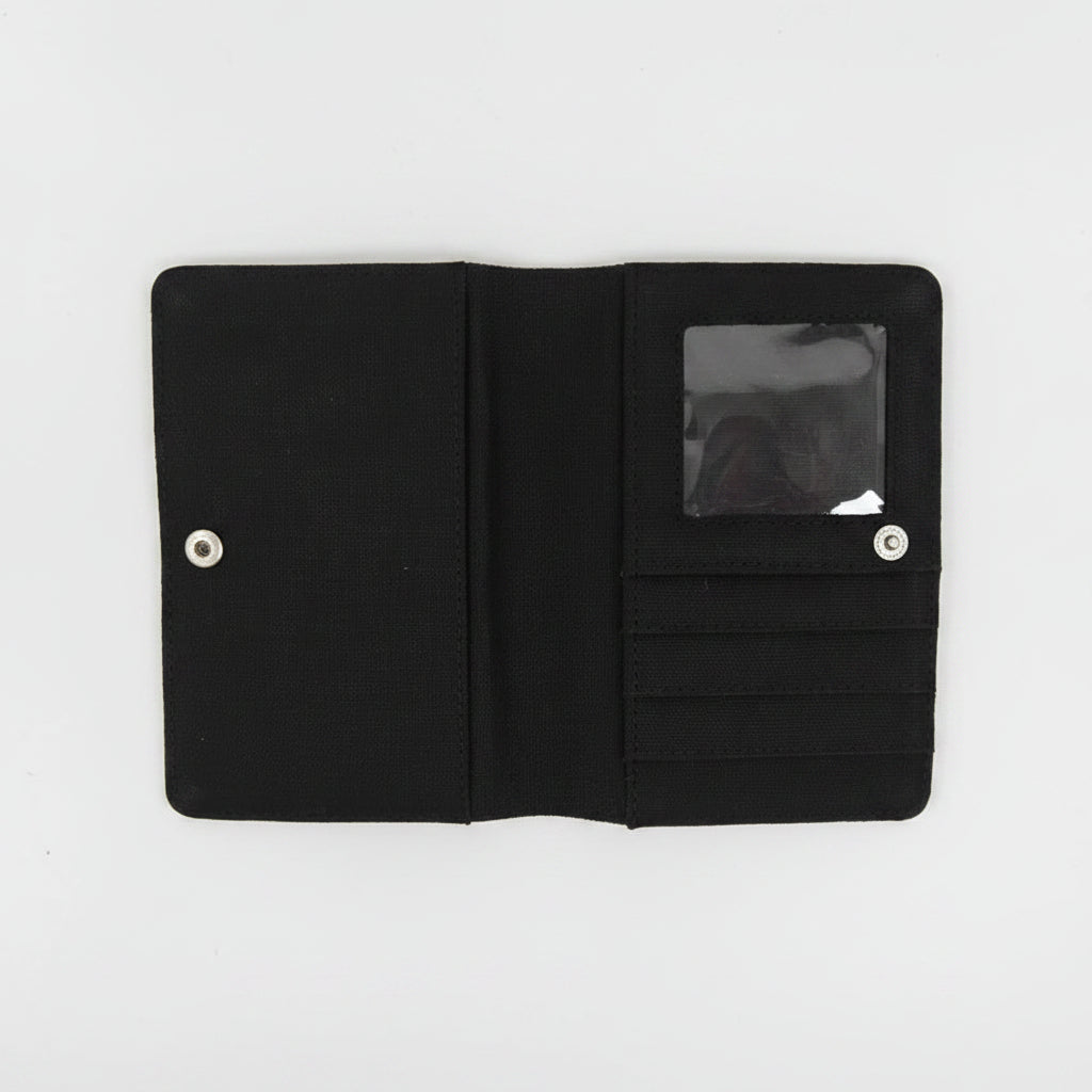 Pasport Holder Black Floral
