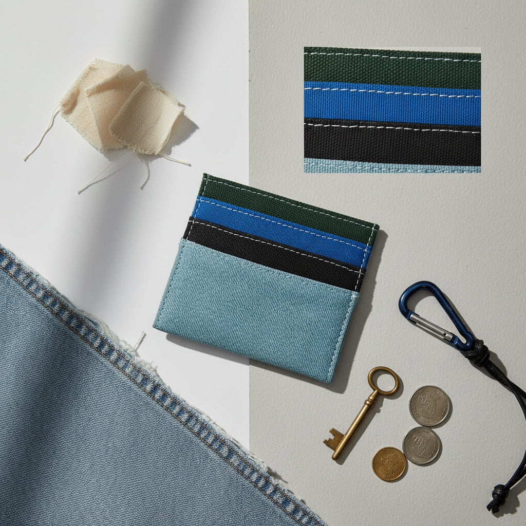 Cotton Canvas Card Holder 01