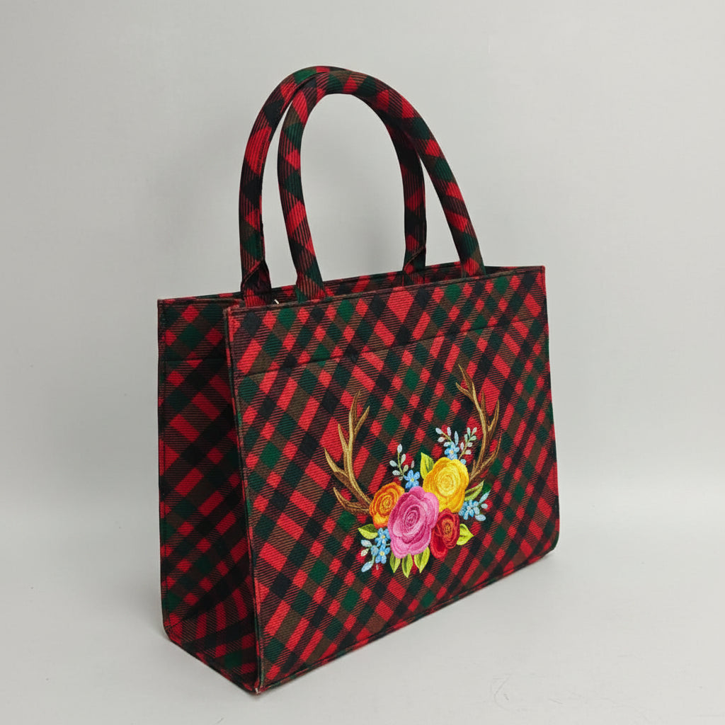 Stag Horn Medium Handbag