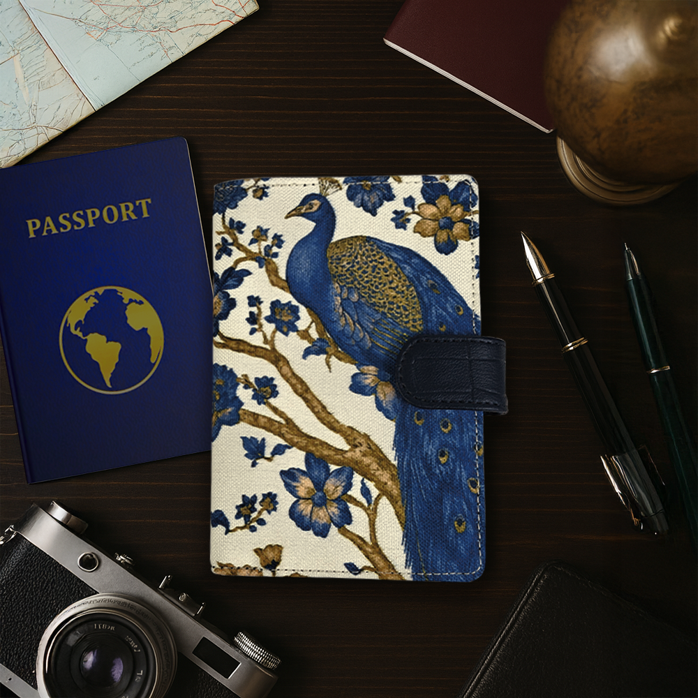 Passport Holder : Royal Plumage Paradise