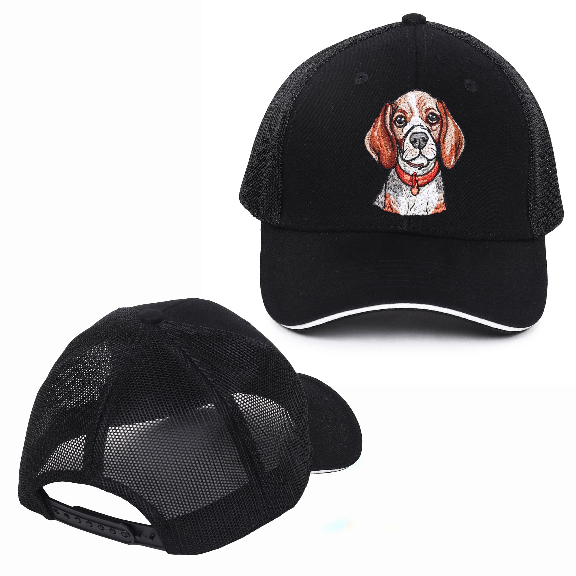 Hound Dog Embroidered Baseball Caps
