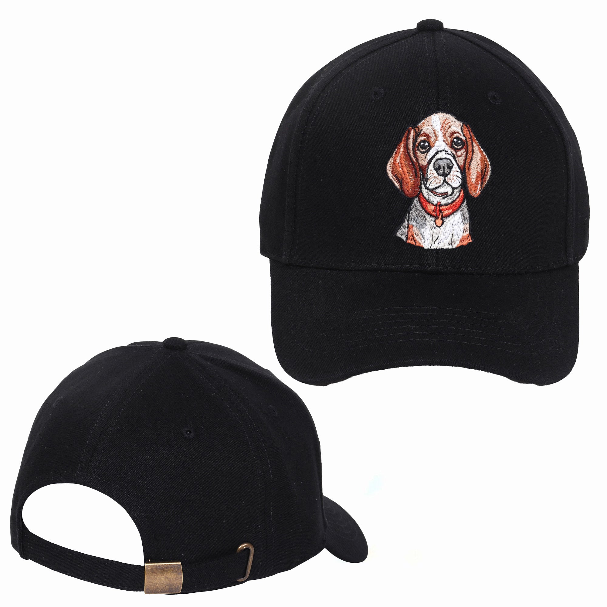 Hound Dog Embroidered Baseball Caps