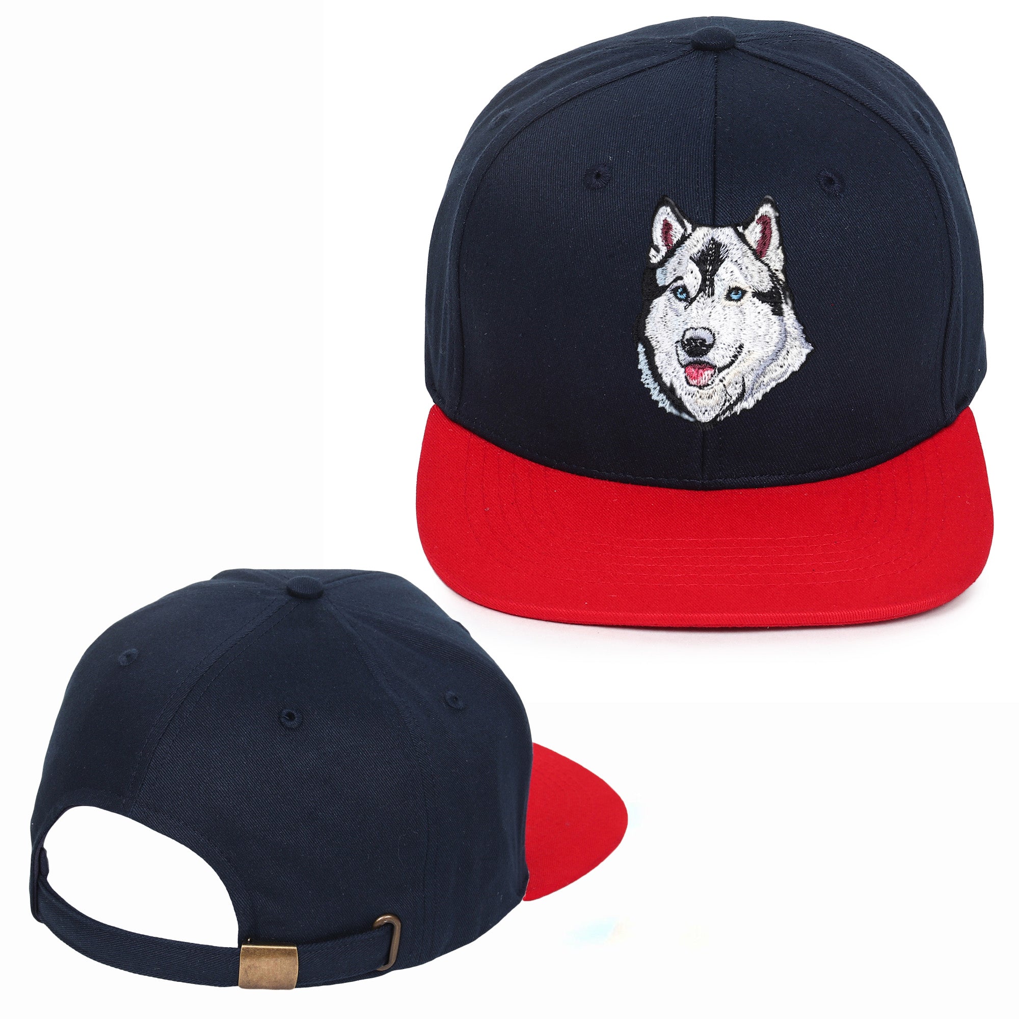 Hound Husky Embroidered Hip Hop Caps