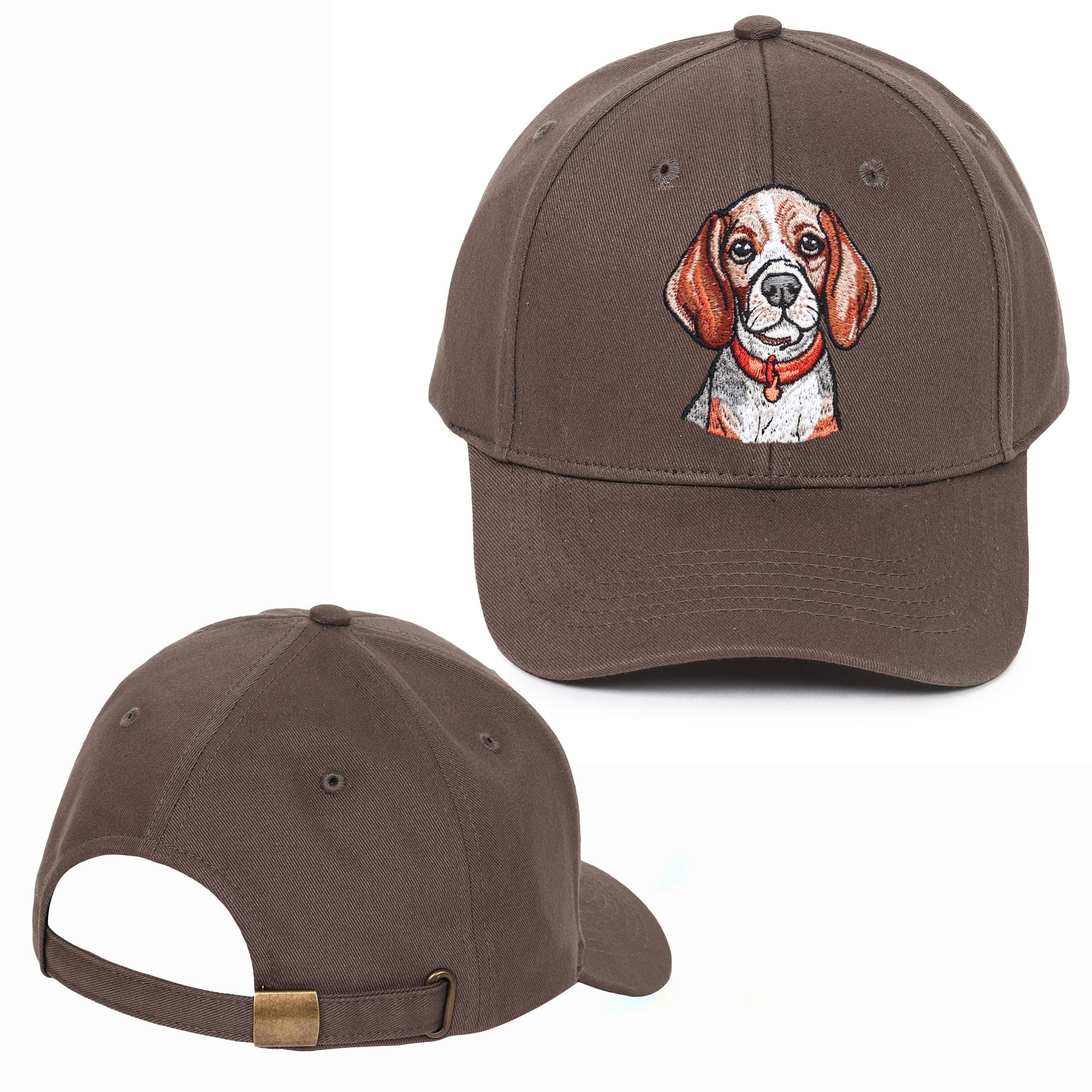 Hound Dog Embroidered Baseball Caps