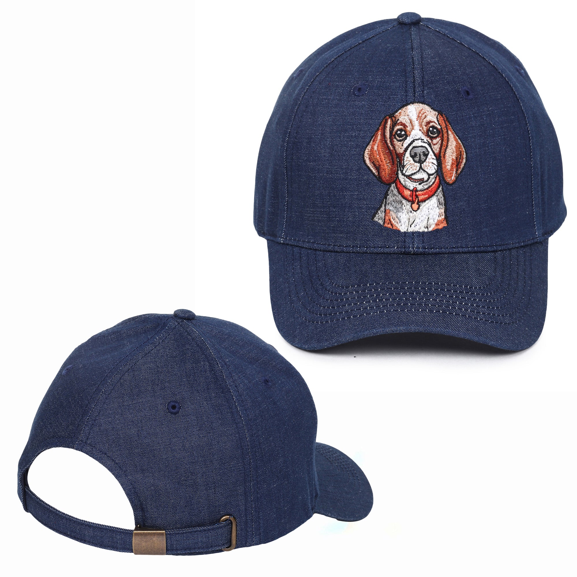 Hound Dog Embroidered Baseball Caps